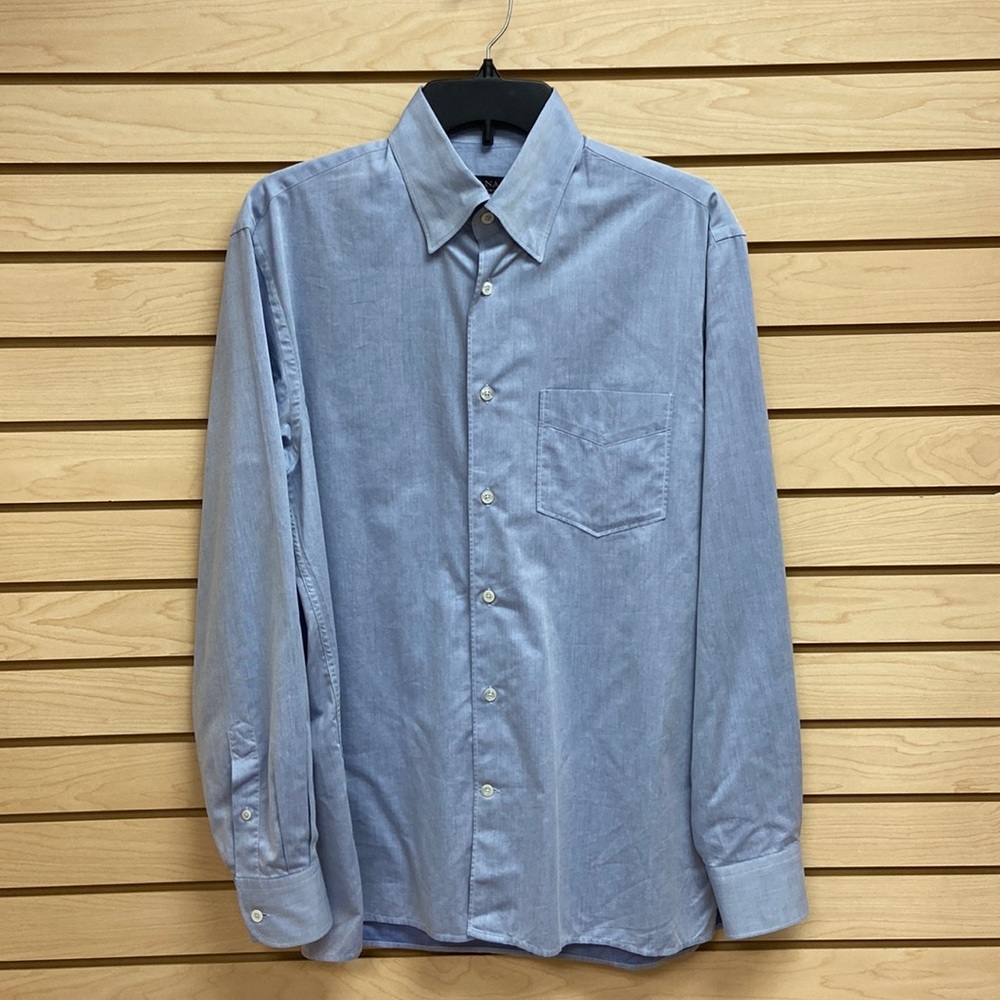 CANALI men fashionable dress shirt Made in Italy Size 15